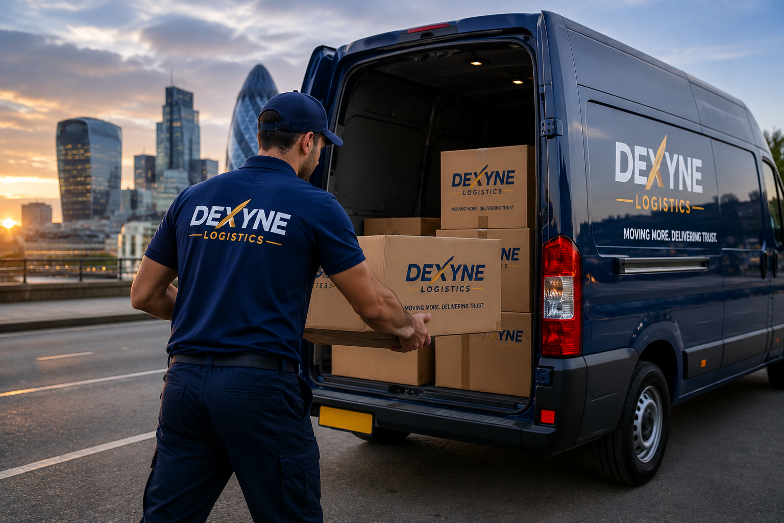 Dexyne driver loading van